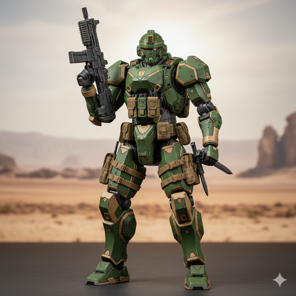 Space Mecha Warrior Figure