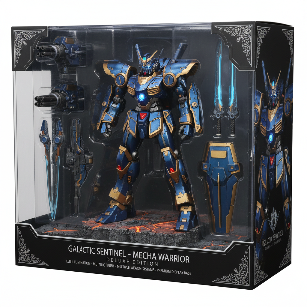 Space Mecha Warrior Figure